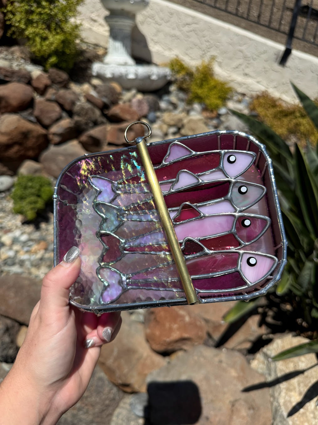 #026 Pink Prism-dine 3D Tinned Sardine Lamp