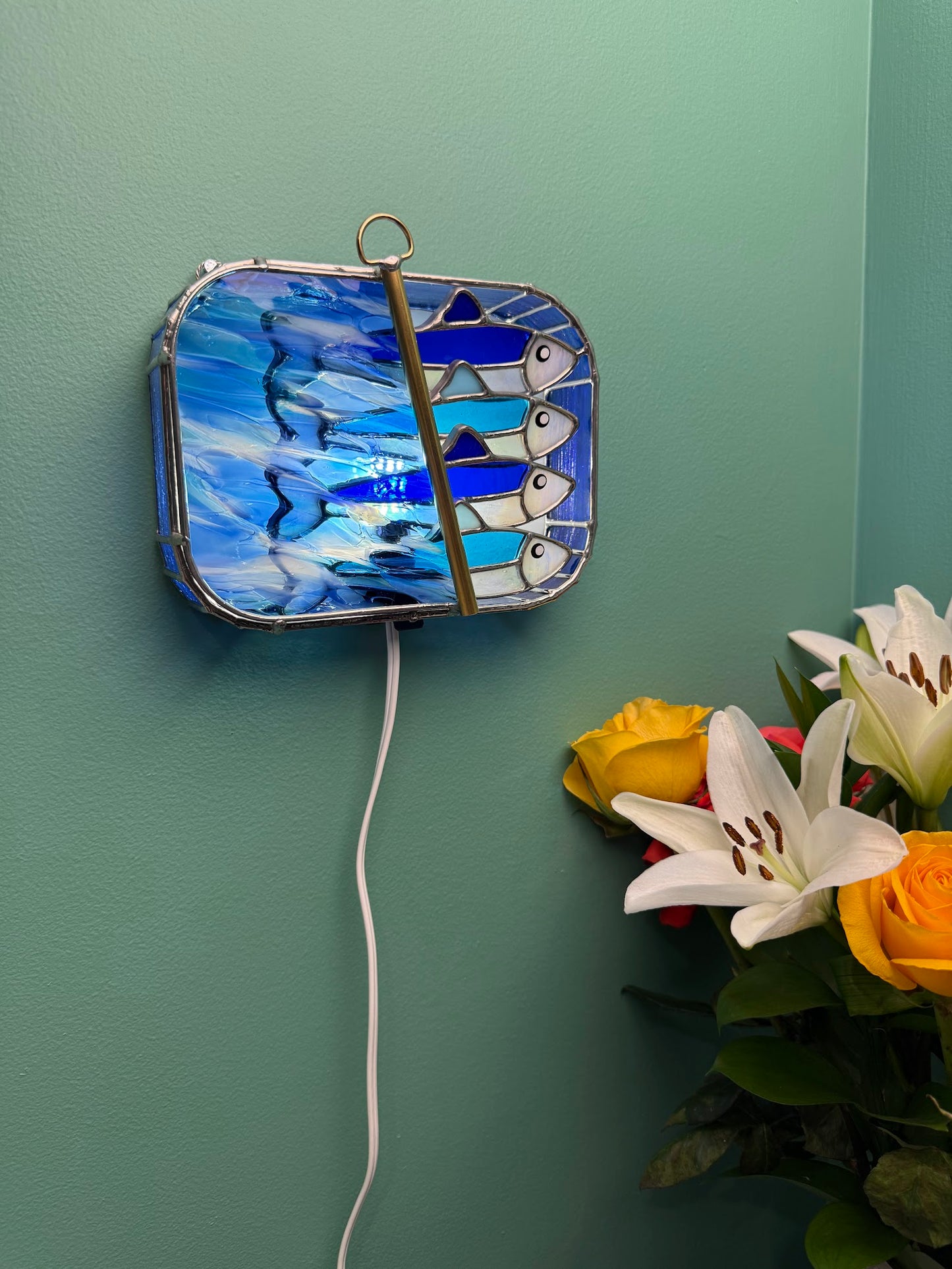 #033 Sapphire Tide-dine 3D Tinned Sardine Lamp