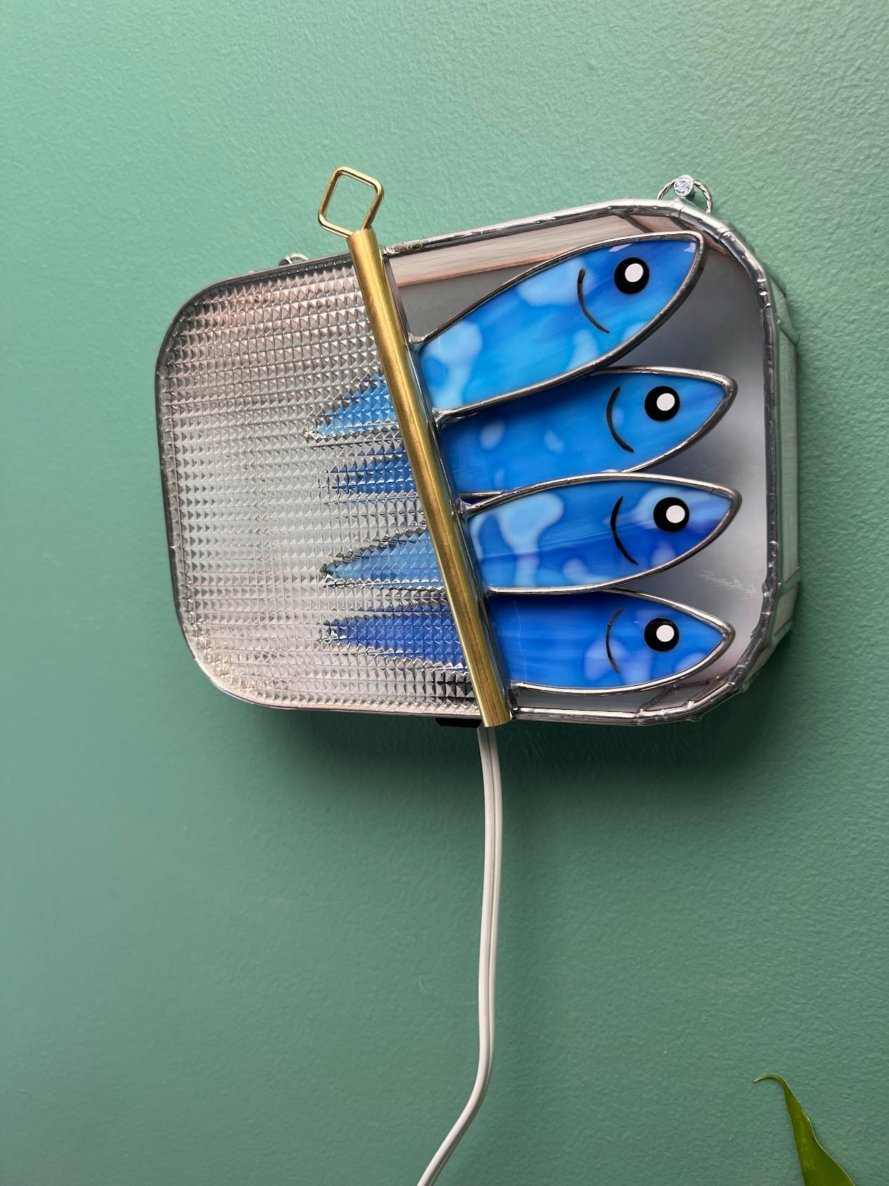 "Moldy" Blue-dine 3D Tinned Sardine Lamp