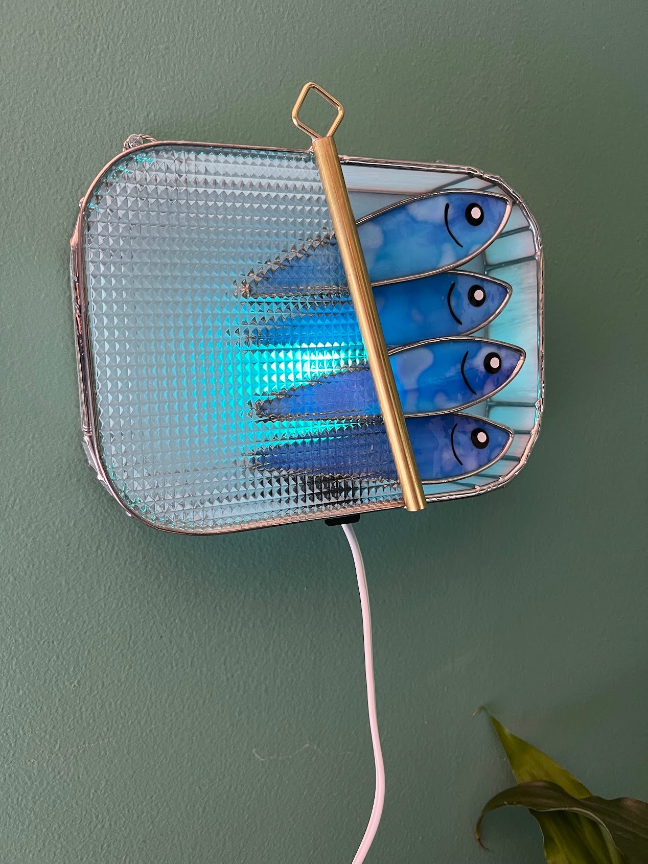 "Moldy" Blue-dine 3D Tinned Sardine Lamp
