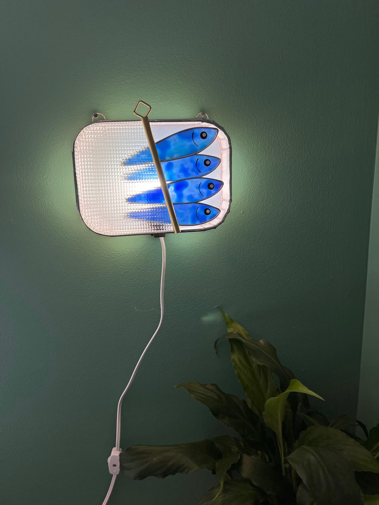 "Moldy" Blue-dine 3D Tinned Sardine Lamp