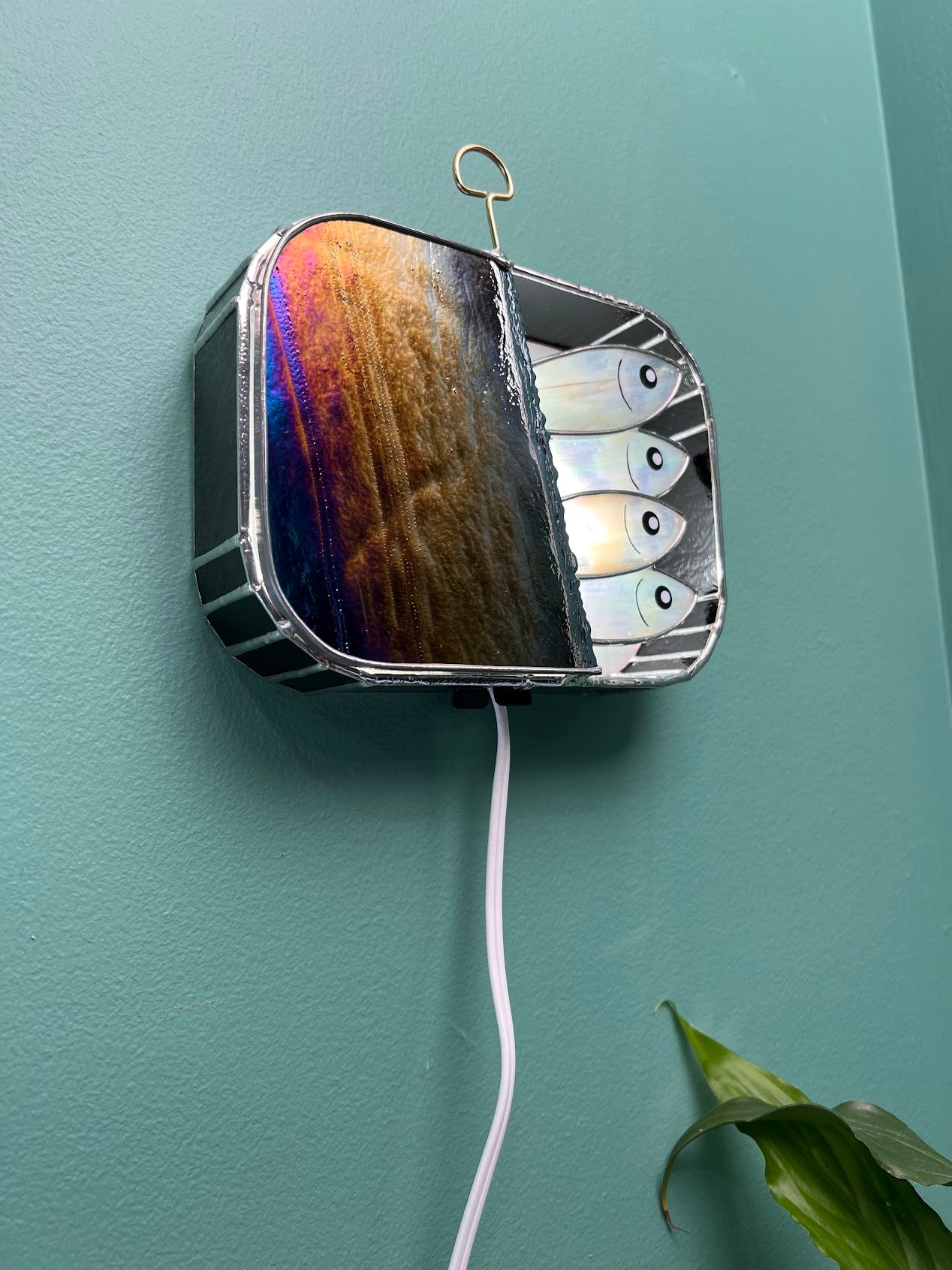 Oil-slick "Moldy"-dine 3D Tinned Sardine Lamp
