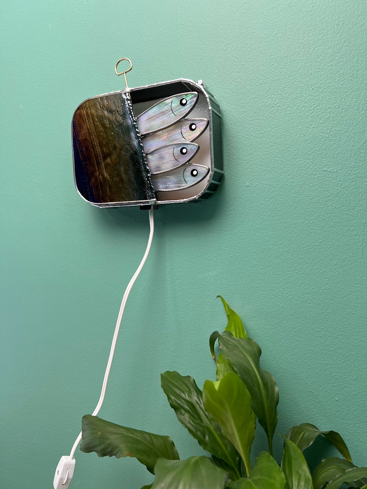 Oil-slick "Moldy"-dine 3D Tinned Sardine Lamp