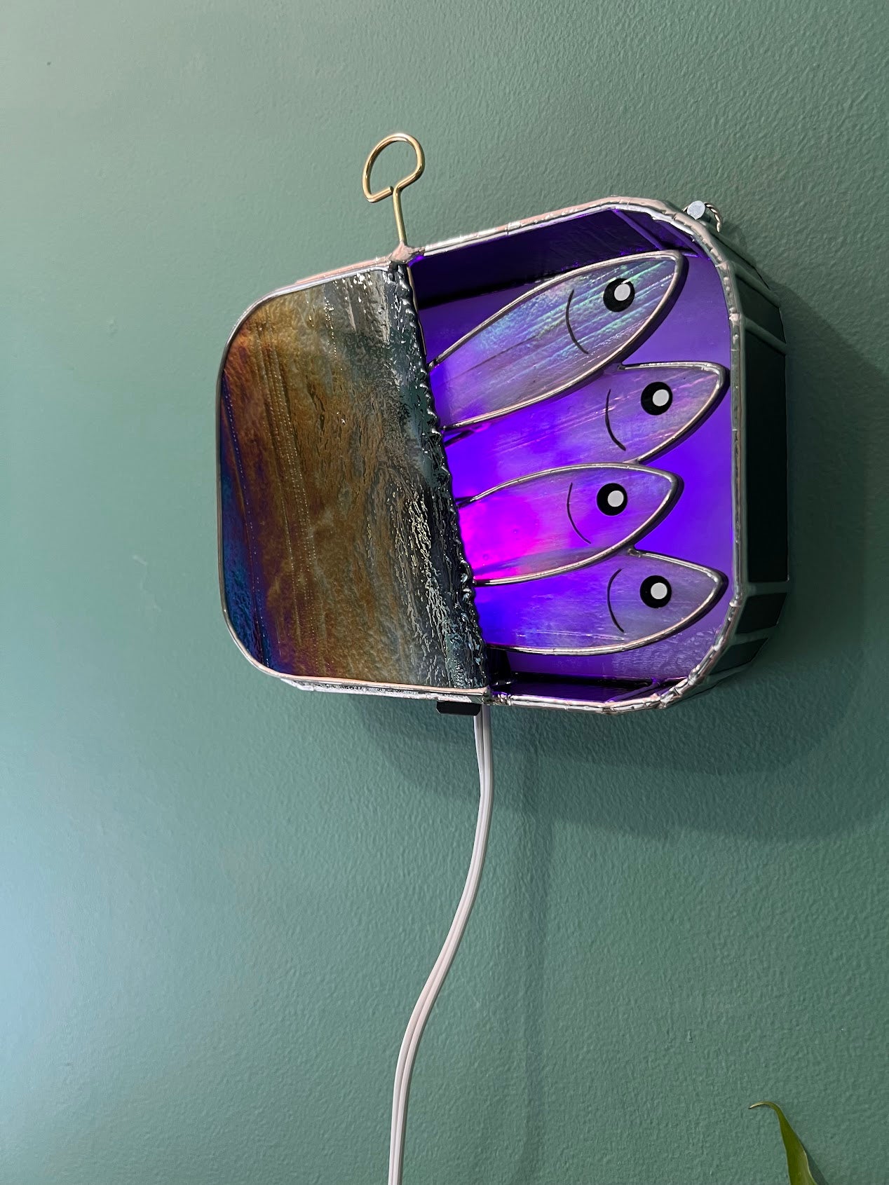 Oil-slick "Moldy"-dine 3D Tinned Sardine Lamp