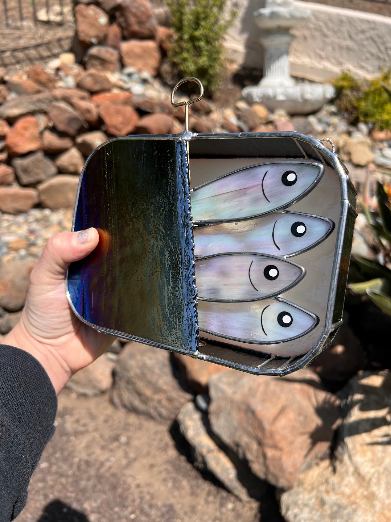 Oil-slick "Moldy"-dine 3D Tinned Sardine Lamp