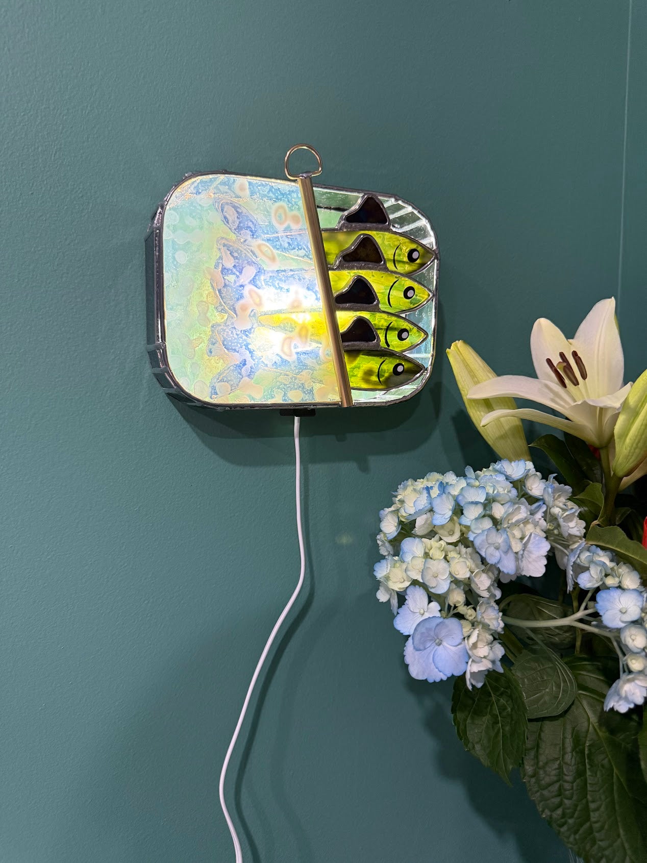 "Moldy" Green-dine 3D Tinned Sardine Lamp