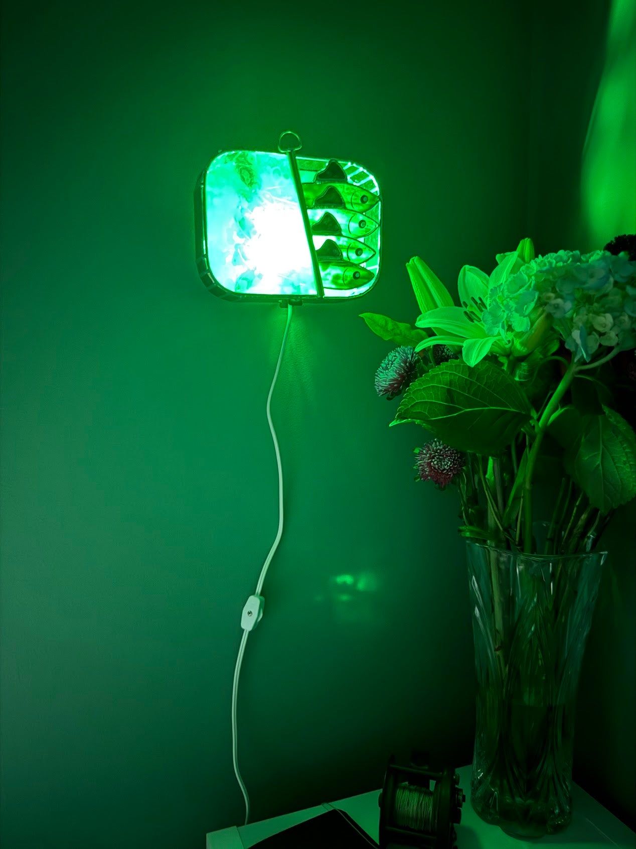 "Moldy" Green-dine 3D Tinned Sardine Lamp