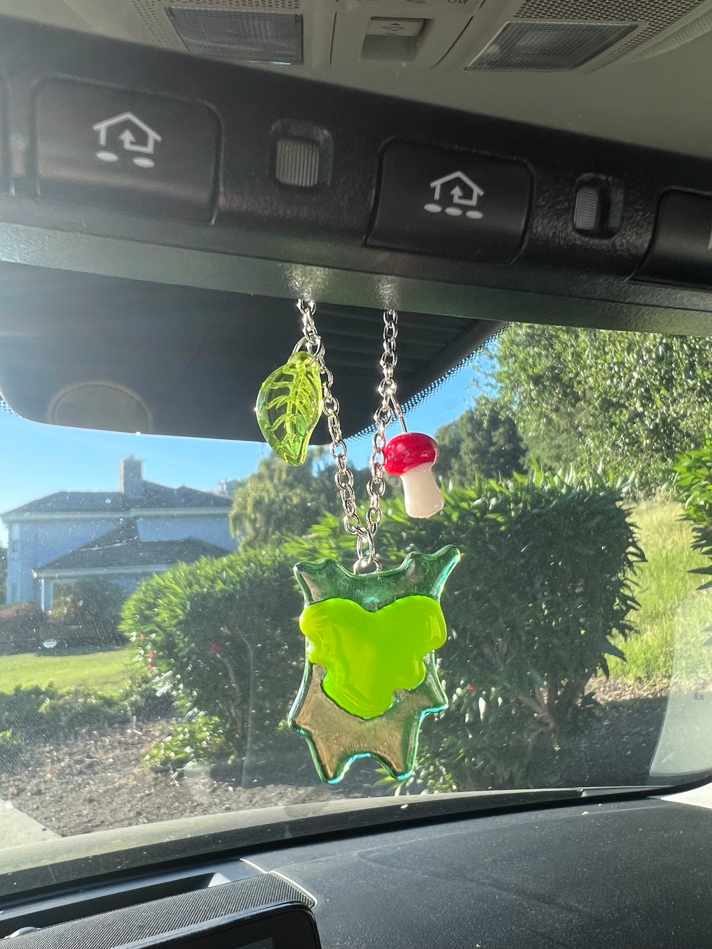 Stained Glass Korok Car Charm! Inspired by The Legend of Zelda / Breath of The Wild Video Game!
