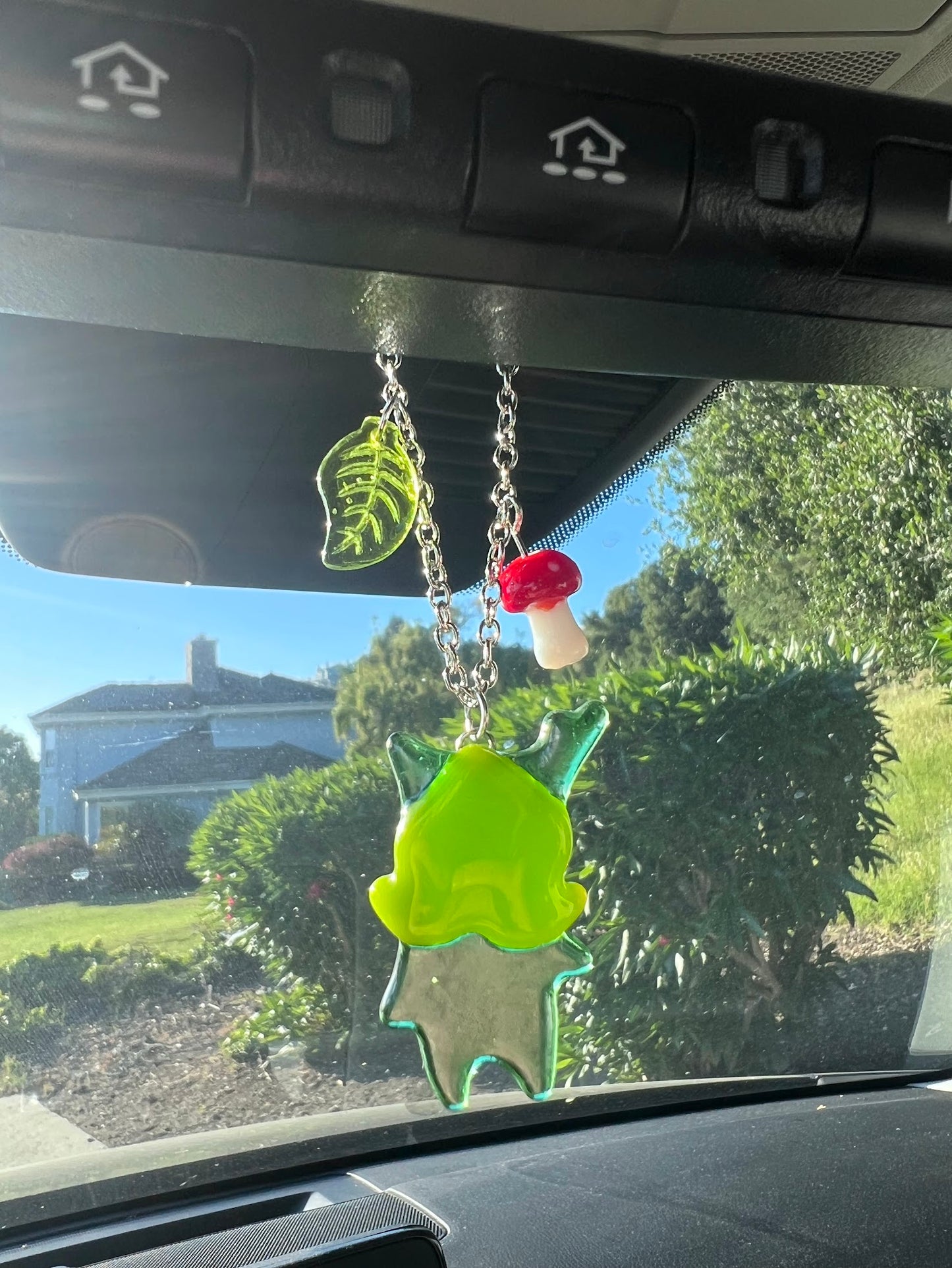 Stained Glass Korok Car Charm! Inspired by The Legend of Zelda / Breath of The Wild Video Game!