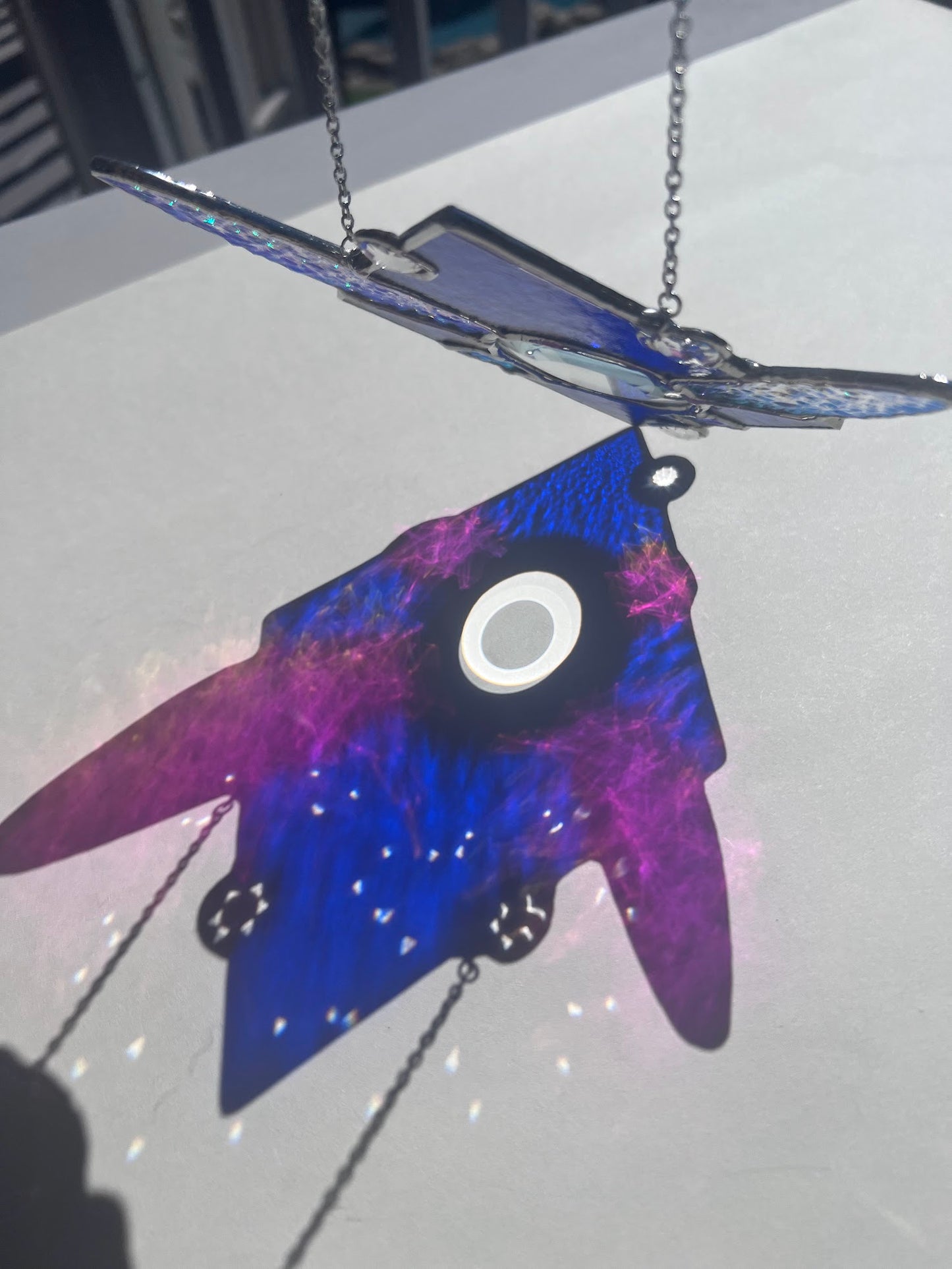 Stained Glass Navi Suncatcher! Inspired by The Legend of Zelda / Breath of The Wild Video Game!