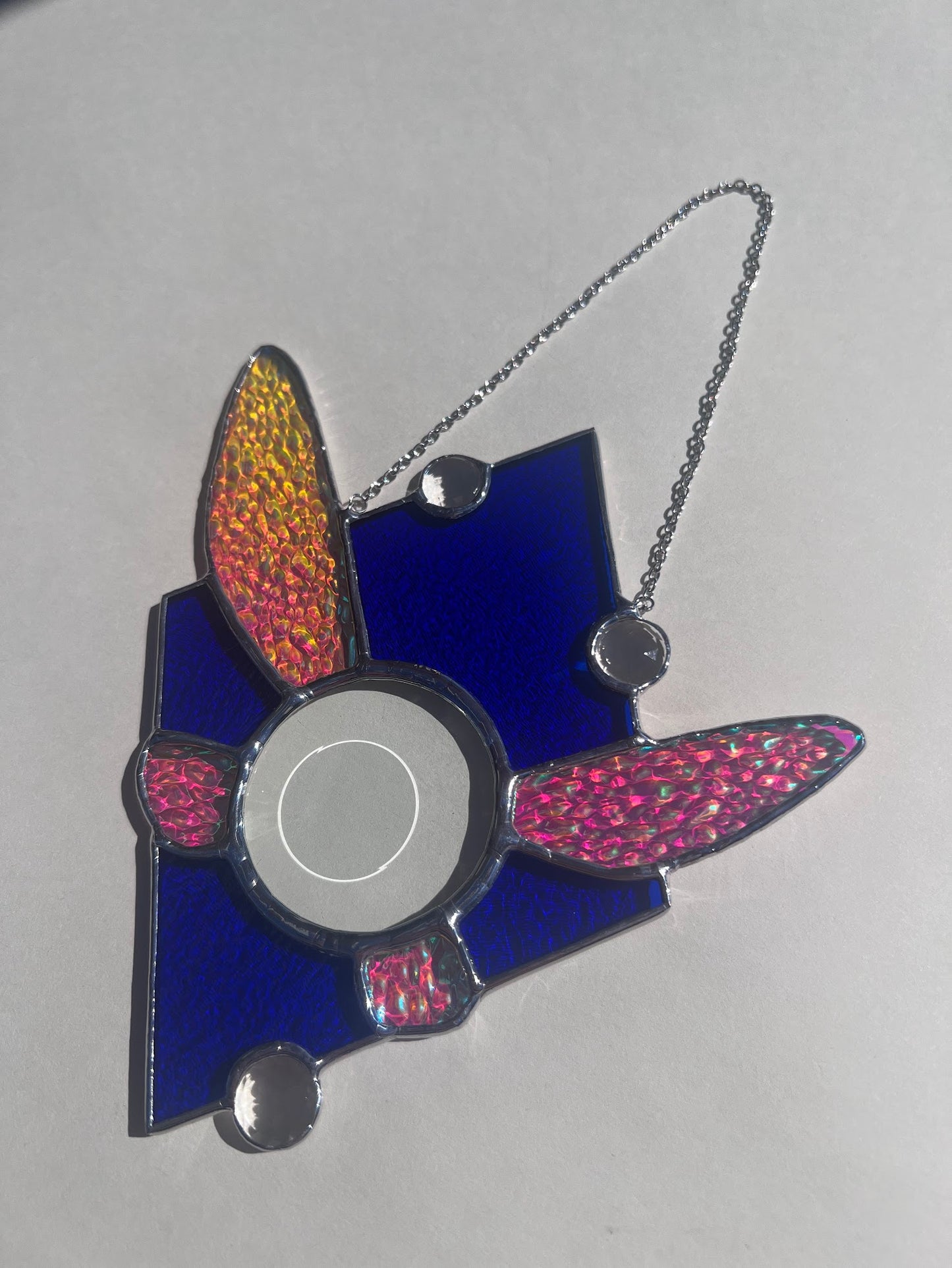 Stained Glass Navi Suncatcher! Inspired by The Legend of Zelda / Breath of The Wild Video Game!