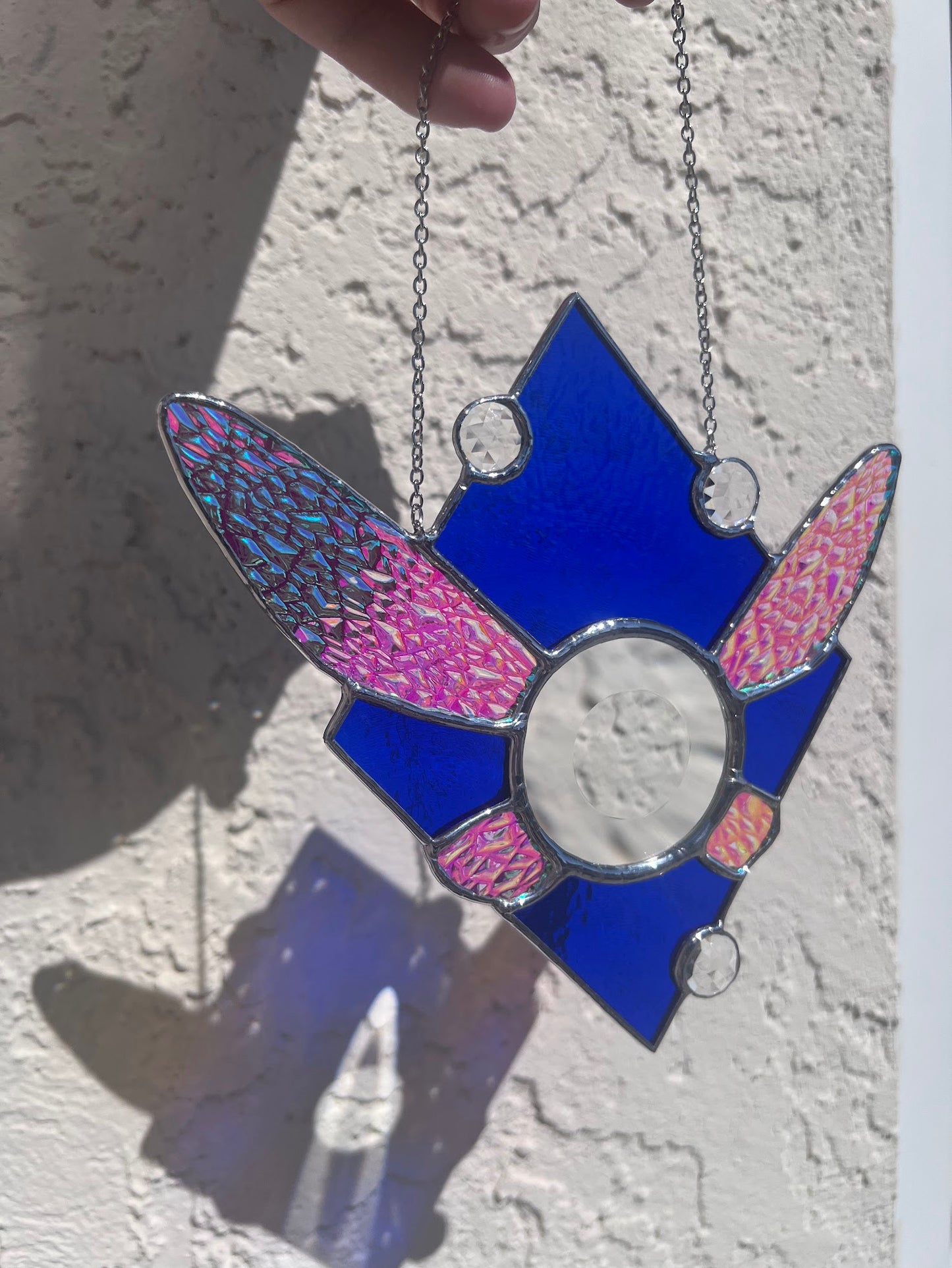 Stained Glass Navi Suncatcher! Inspired by The Legend of Zelda / Breath of The Wild Video Game!