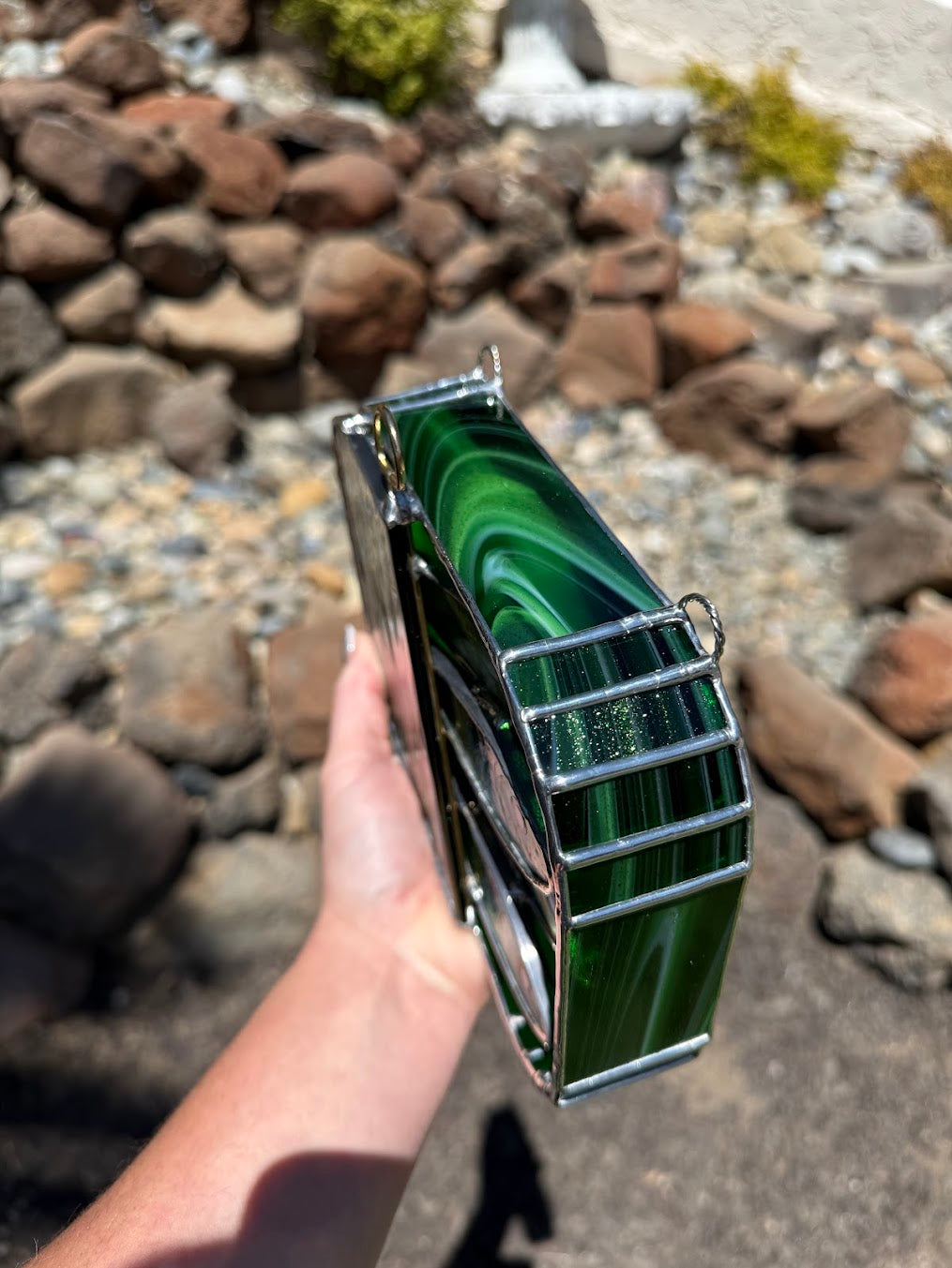 #023 Shimmering Green-dine 3D Tinned Sardine Lamp