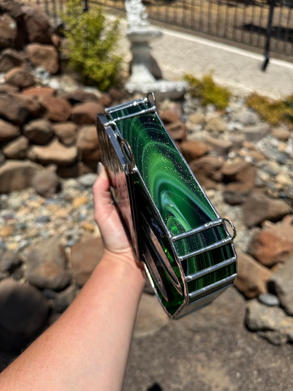 #023 Shimmering Green-dine 3D Tinned Sardine Lamp