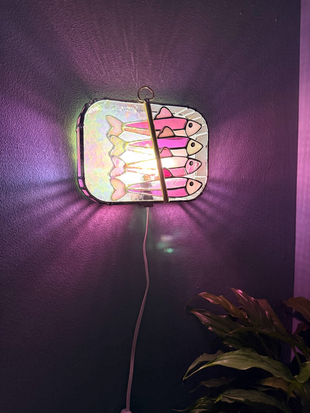 #026 Pink Prism-dine 3D Tinned Sardine Lamp