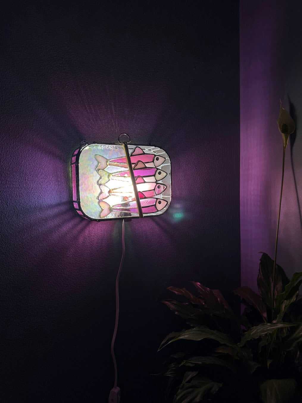 #026 Pink Prism-dine 3D Tinned Sardine Lamp