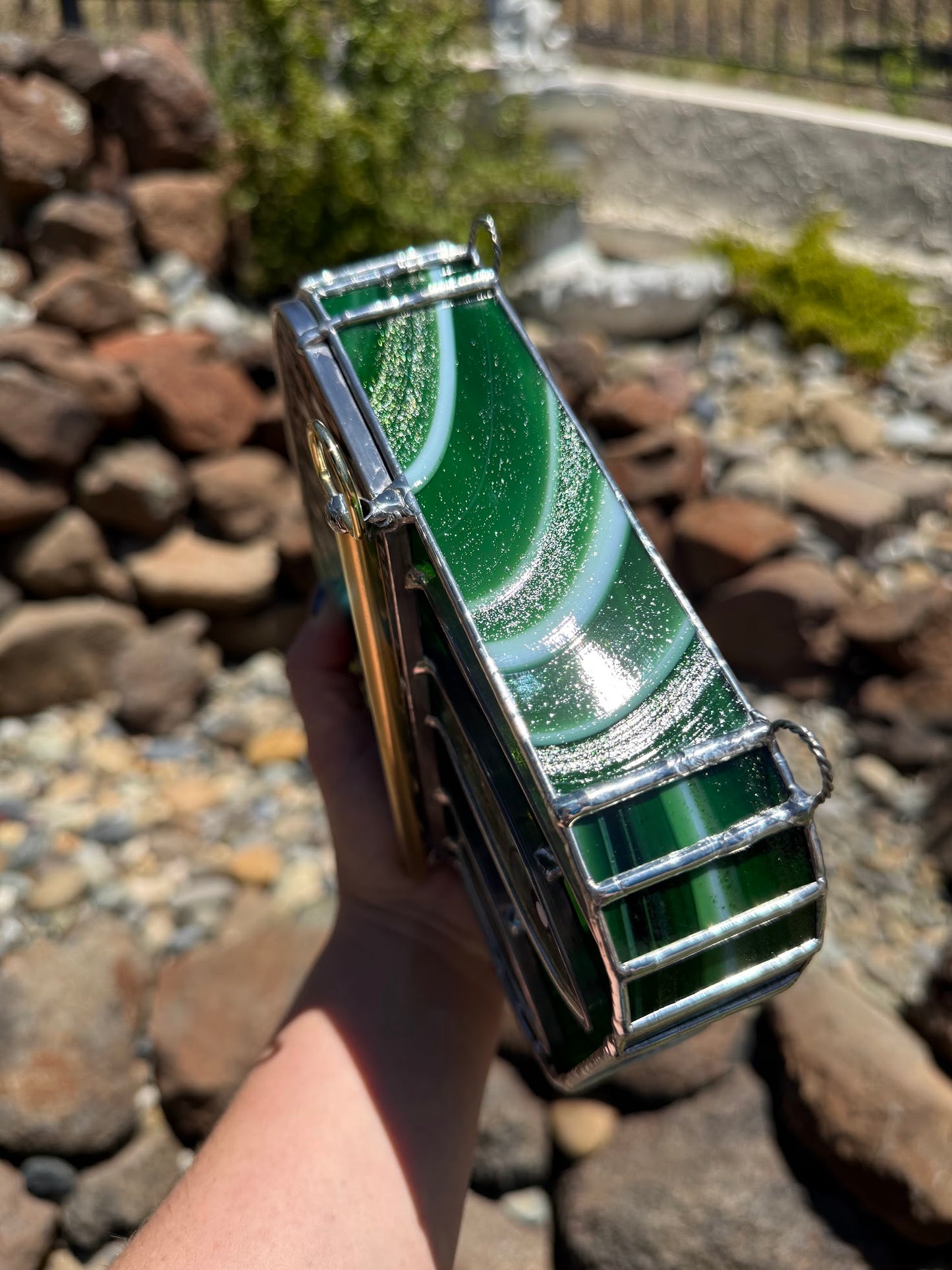 #045 Glistening Green-dine 3D Tinned Sardine Lamp