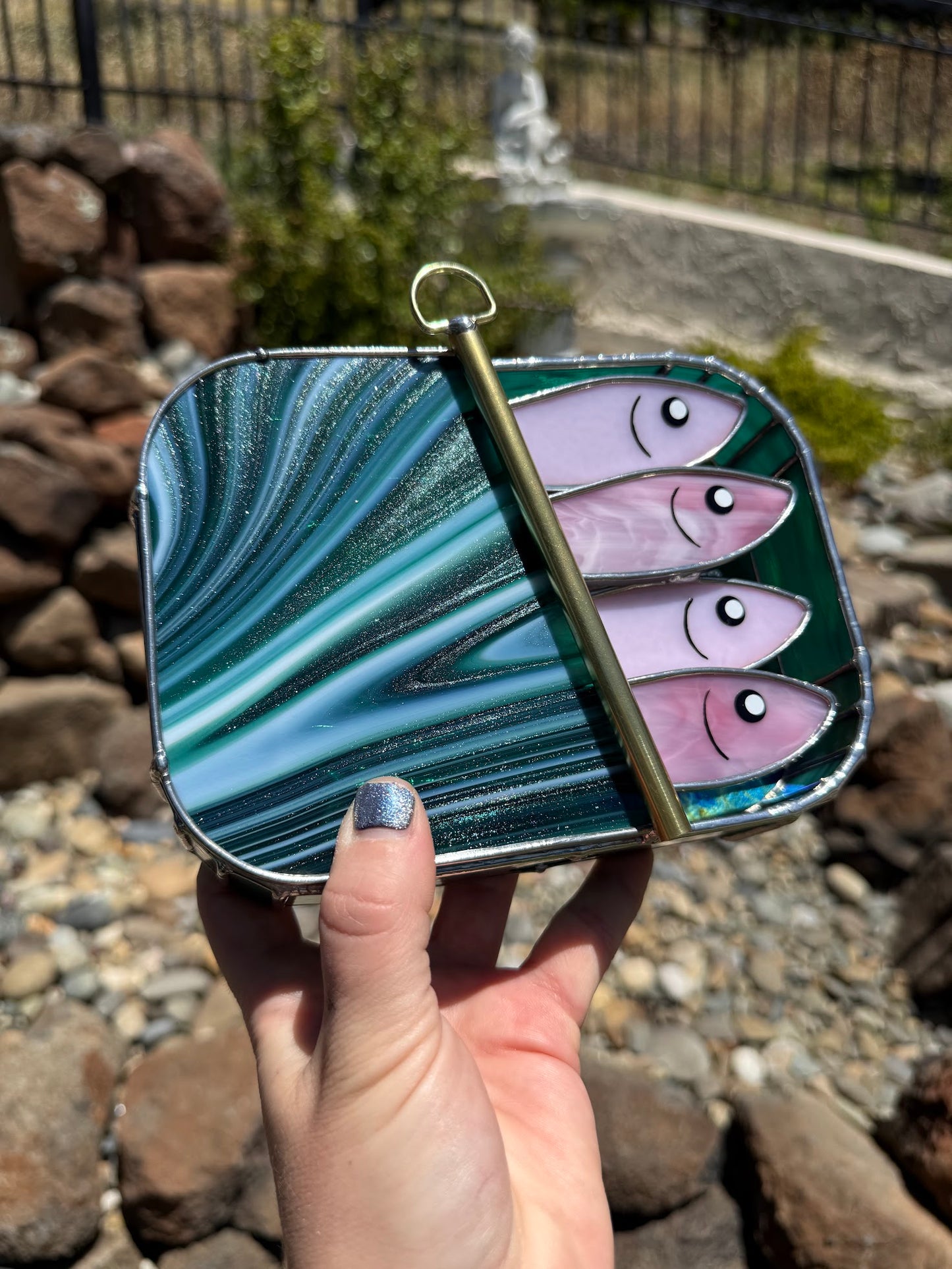 #046 Cotton Candy-dine 3D Tinned Sardine Lamp