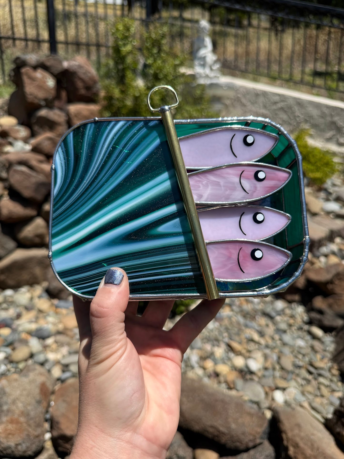#046 Cotton Candy-dine 3D Tinned Sardine Lamp