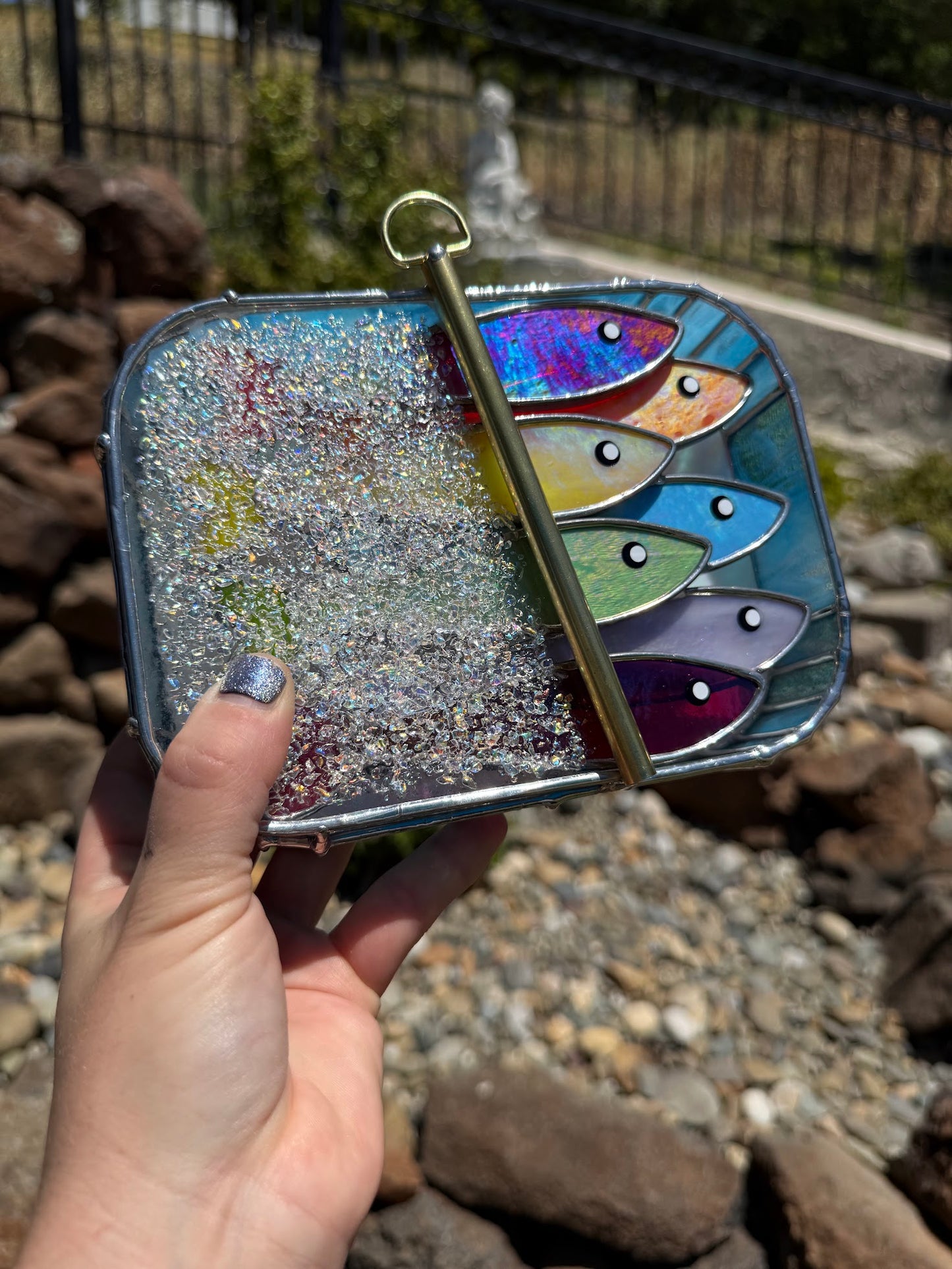 #051 Rainbow Sprinkle-dine 3D Tinned Sardine Lamp
