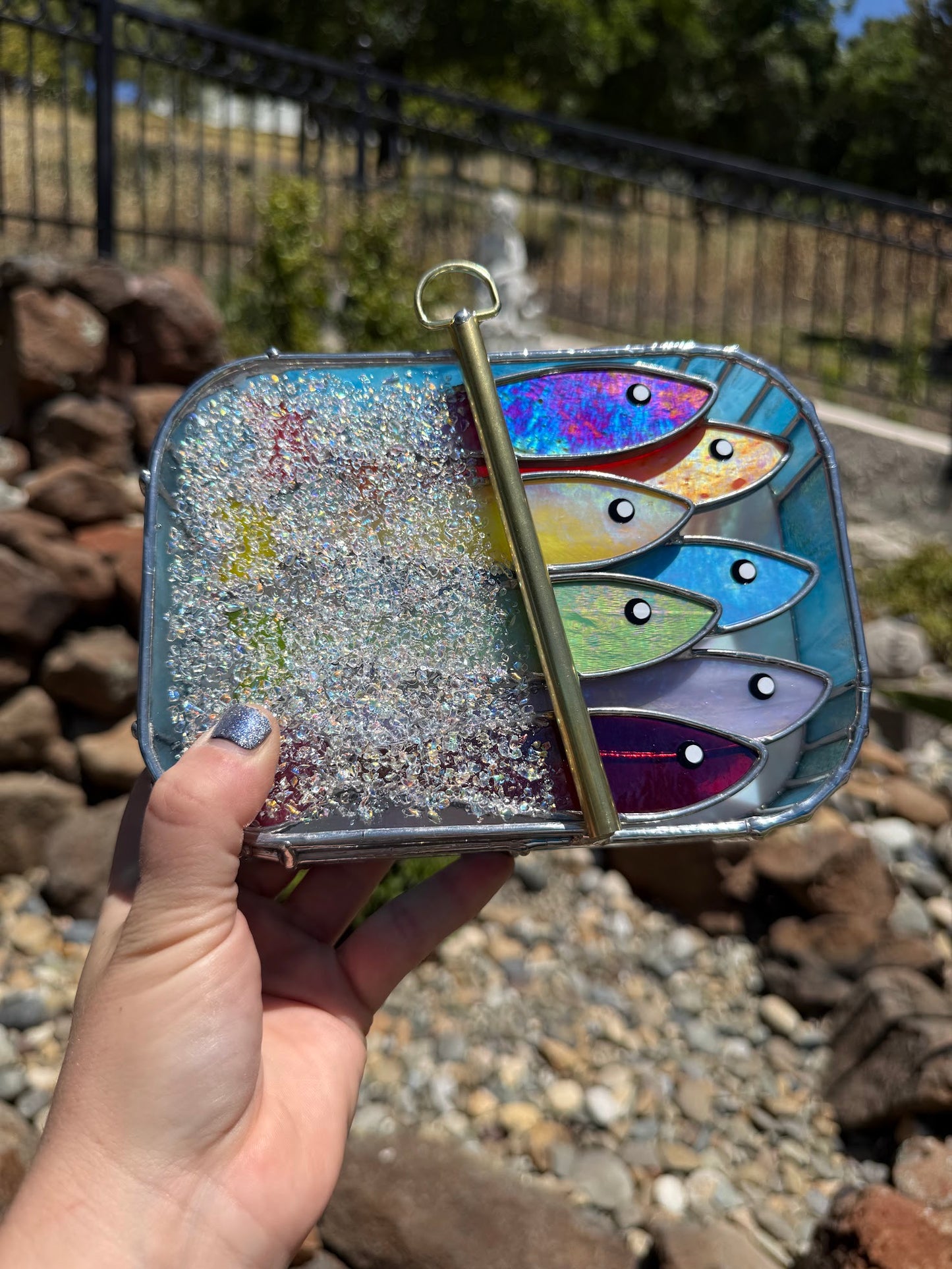 #051 Rainbow Sprinkle-dine 3D Tinned Sardine Lamp