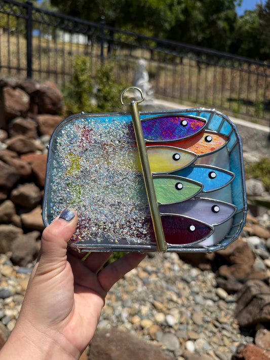 #051 Rainbow Sprinkle-dine 3D Tinned Sardine Lamp