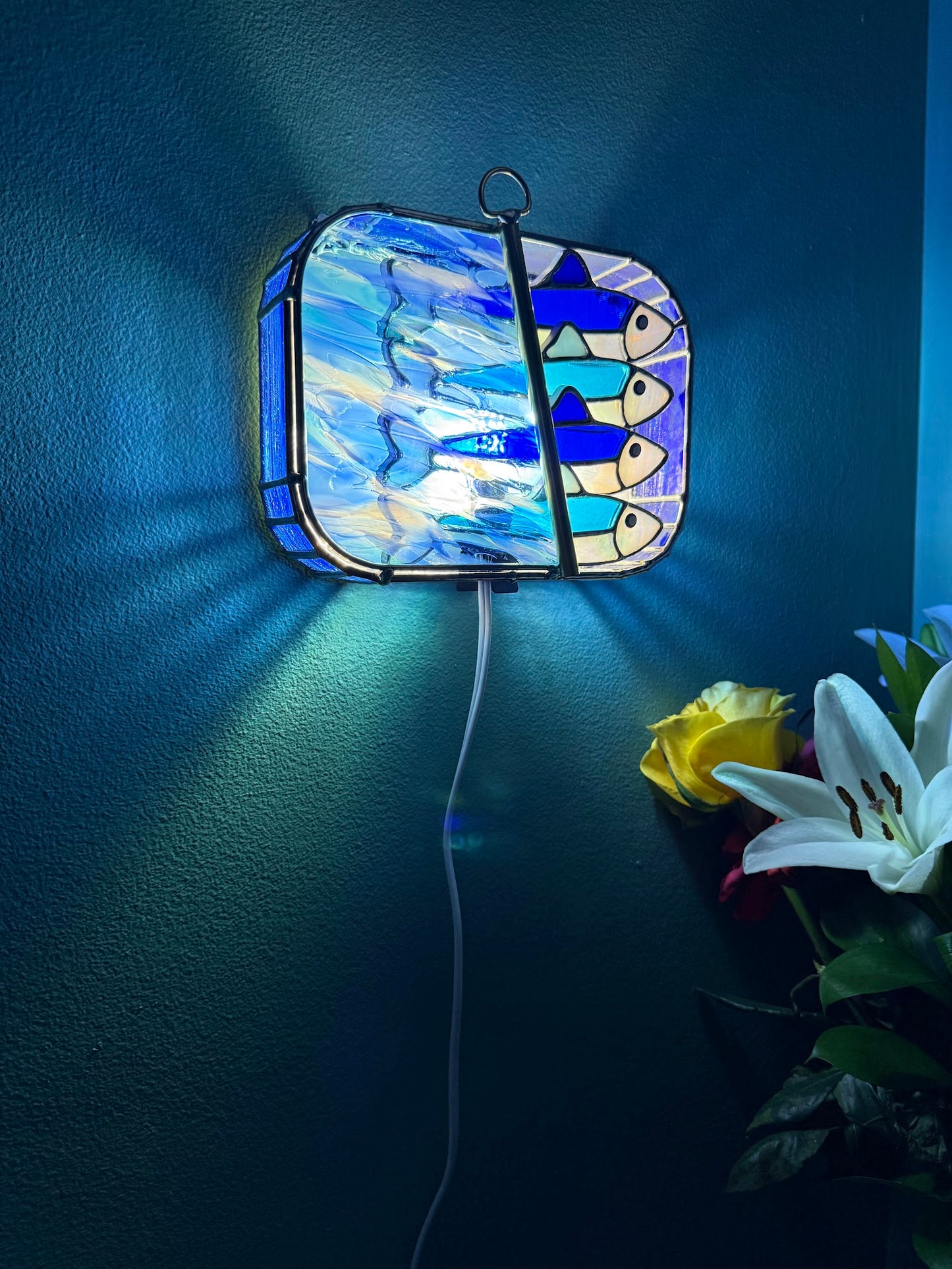 #033 Sapphire Tide-dine 3D Tinned Sardine Lamp