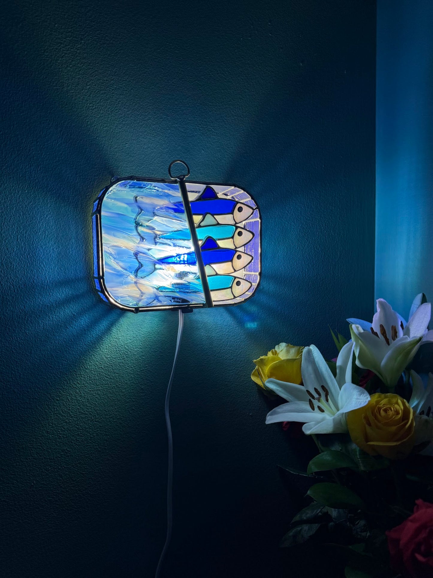 #033 Sapphire Tide-dine 3D Tinned Sardine Lamp