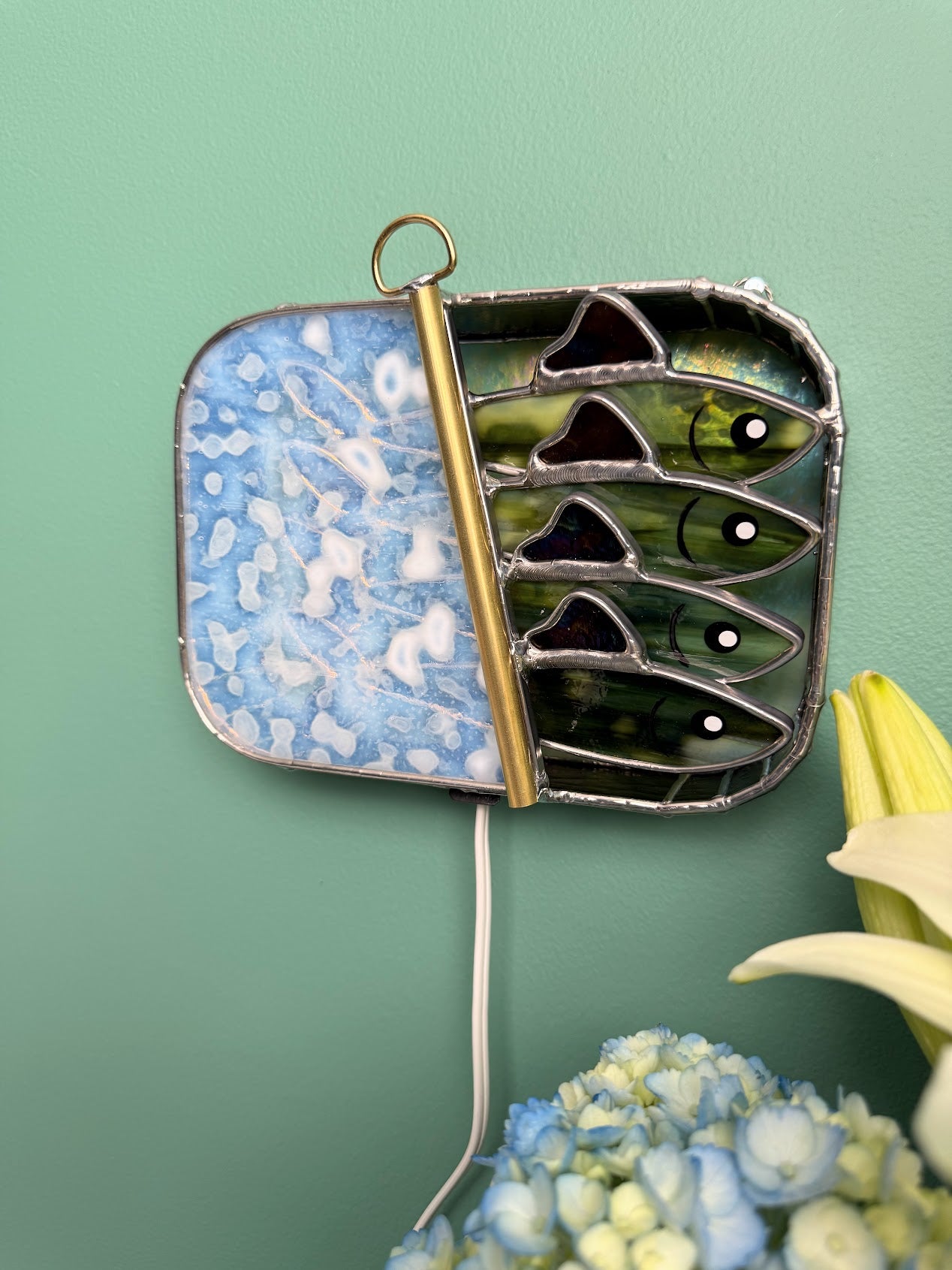 "Moldy" Green-dine 3D Tinned Sardine Lamp