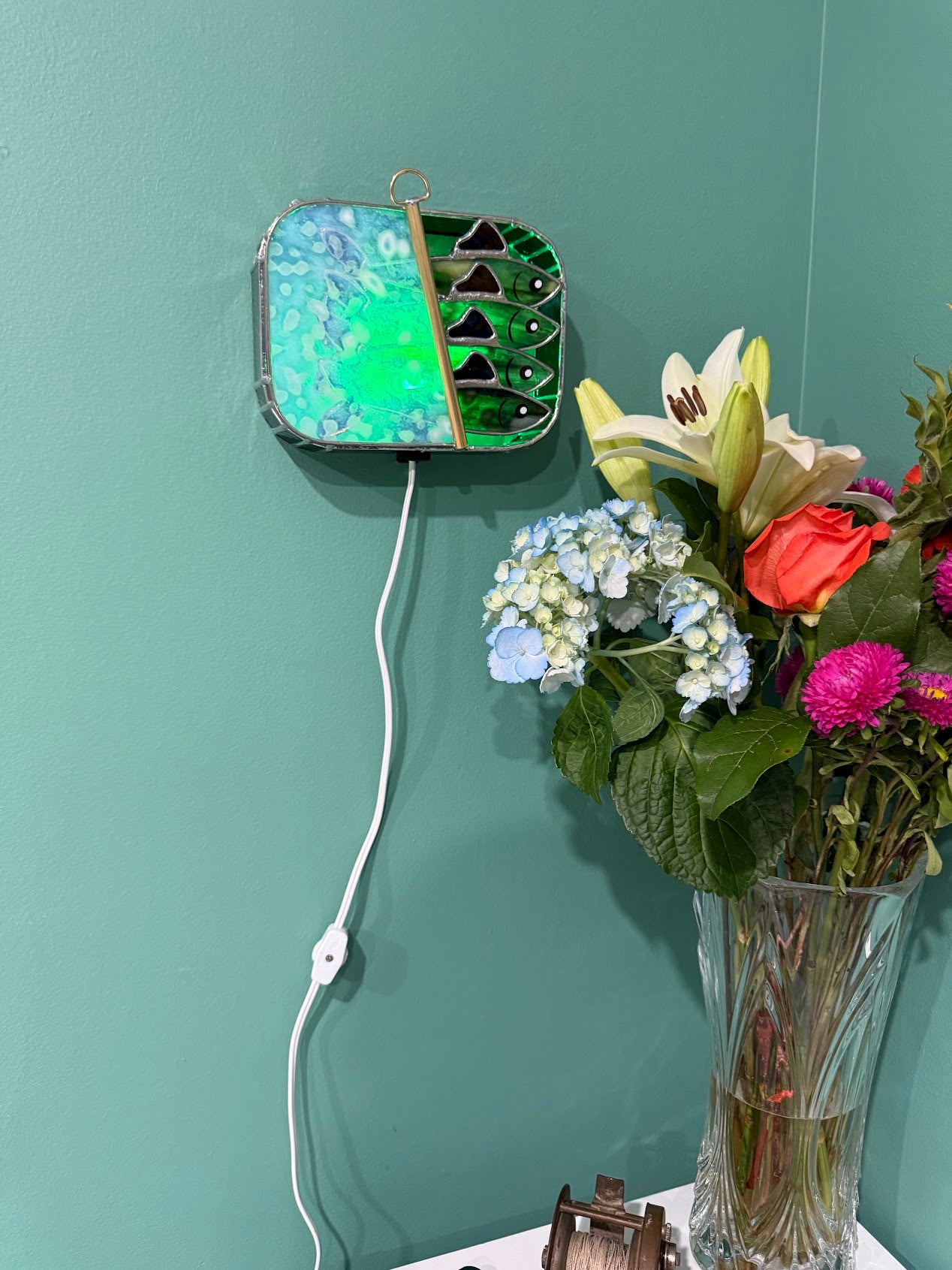 "Moldy" Green-dine 3D Tinned Sardine Lamp