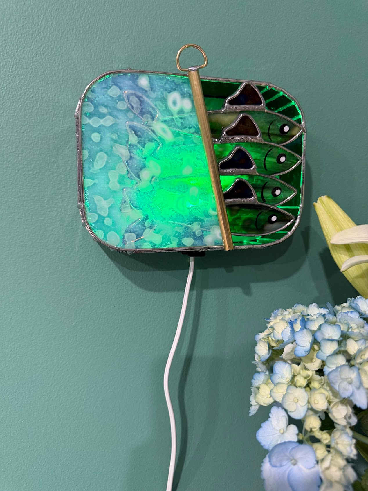 "Moldy" Green-dine 3D Tinned Sardine Lamp