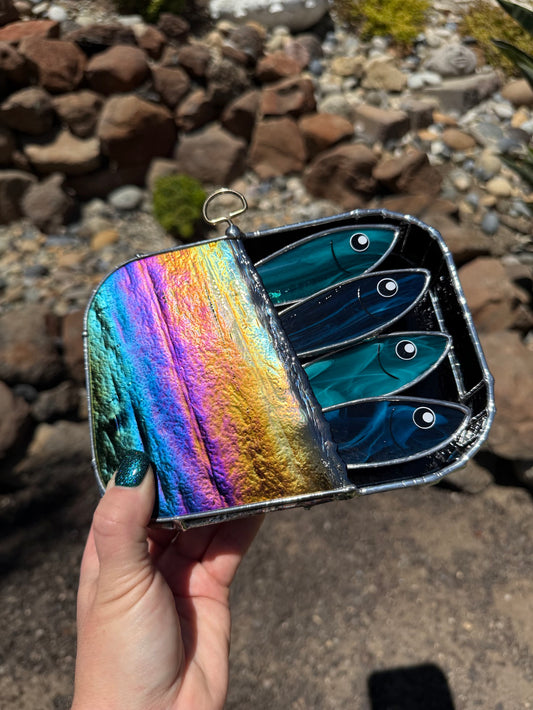 Midnight Wave-dine 3D Tinned Sardine Lamp