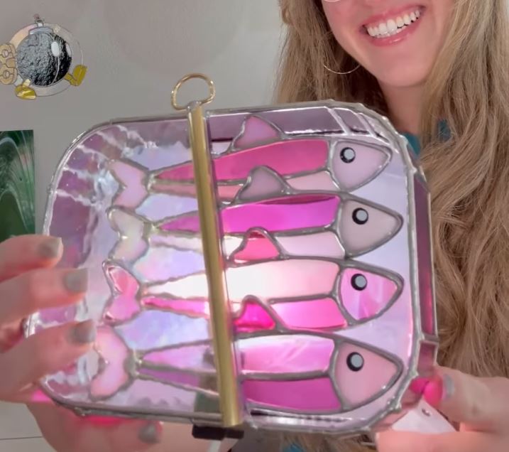 Custom Sardine Lamp for Brittney!