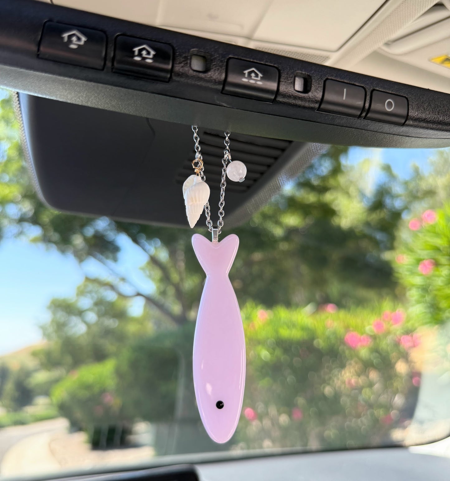 Stained Glass Sardine Car Charm! 6 Colors to Choose From! Handmade Fish Suncatcher